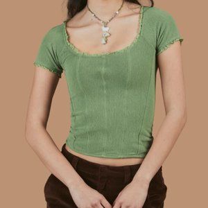 Unif Date Top in Green size Medium